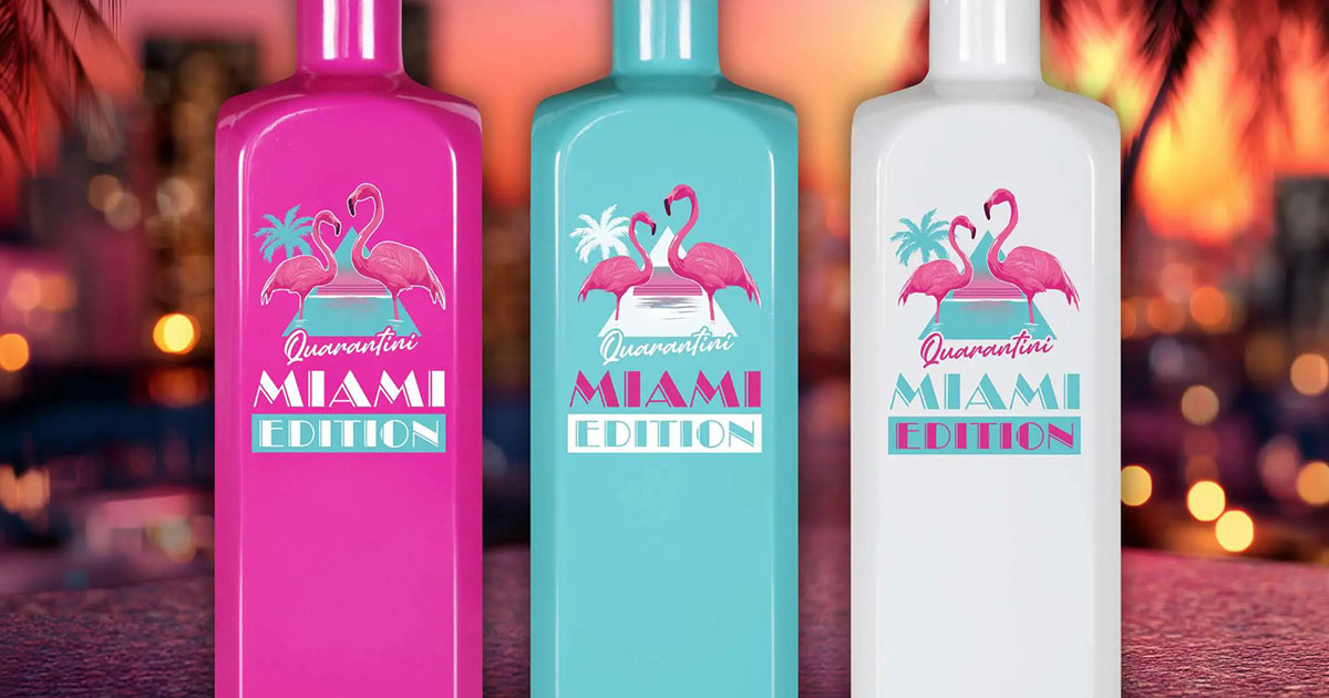 Miami Vice Style: Social Distillery kündigt dreiteilige Quarantini Miami Edition an