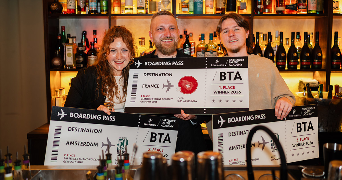 Rémy Martin: Gewinner der BTA Deutschland 2026 ist ermittelt
