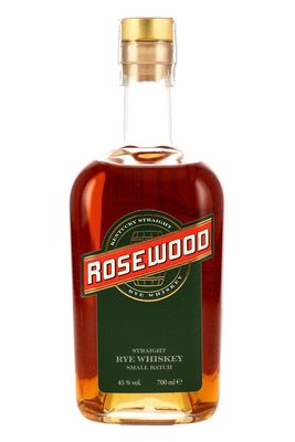 Rosewood Kentucky Straight Rye Whiskey eine Flasche Rosewood Kentucky Straight Rye Whiskey