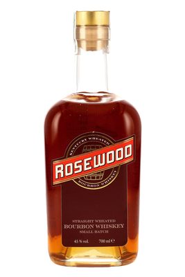 Rosewood Kentucky Straight Wheated Bourbon Whiskey eine Flasche Rosewood Kentucky Straight Wheated Bourbon Whiskey
