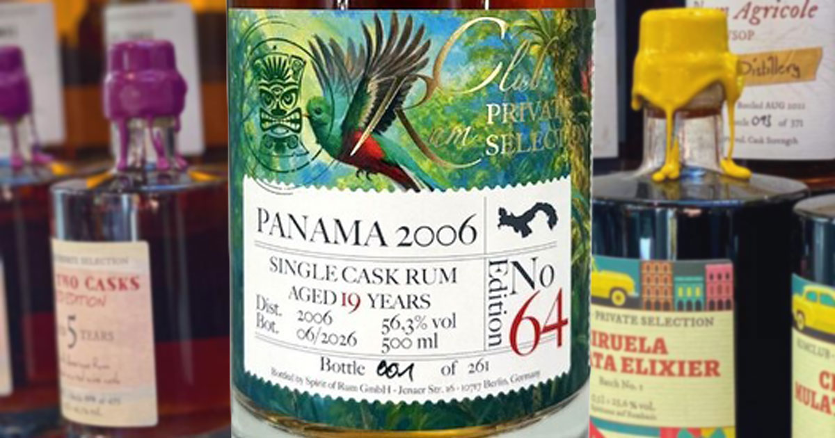 Panama 2006: Spirit of Rum bringt RumClub Private Selection Edition 64