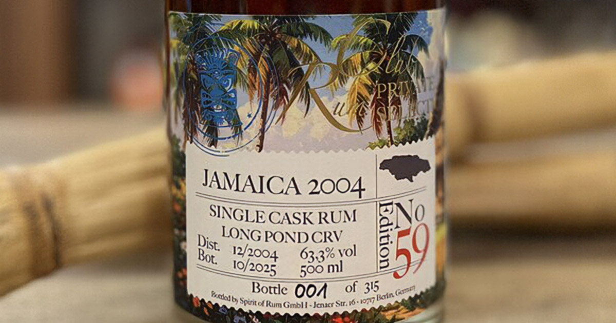 Jamaica 2004: Spirit of Rum launcht RumClub Private Selection Edition 59 Jamaica 2004: Spirit of Rum launcht RumClub Private Selection Edition 59