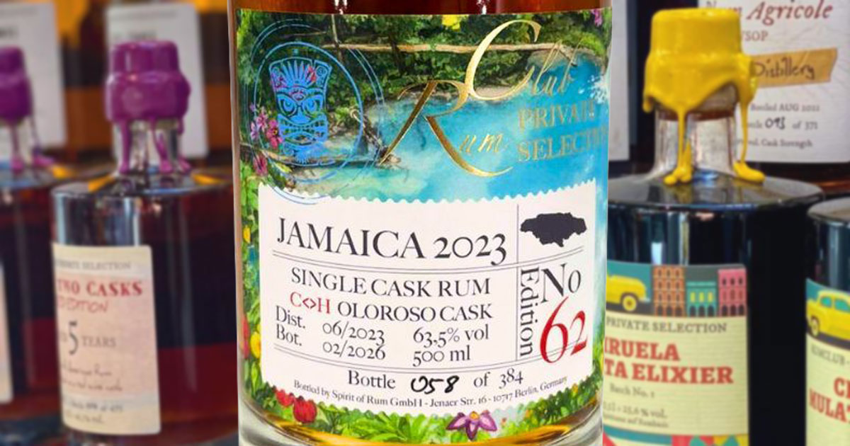 Jamaica 2023: Spirit of Rum mit RumClub Private Selection Edition 62