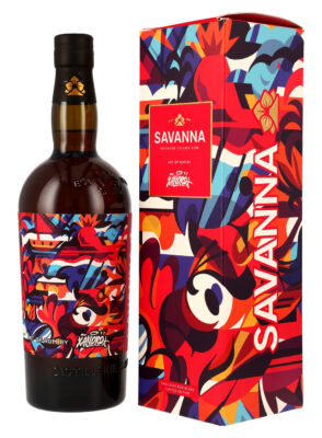 Savanna Art of Rum by Xandro eine Flasche Savanna Art of Rum by Xandro nebst Geschenkverpackung