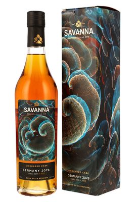 Savanna Unshared Cask Germany 2026 eine Flasche Savanna Unshared Cask Germany 2026 nebst Geschenkverpackung