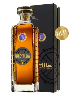 Emill Spielwerk 7 Jahre Finish Pflaume eine Flasche Emill Spielwerk 7 Jahre Finish Pflaume nebst Geschenkschatulle