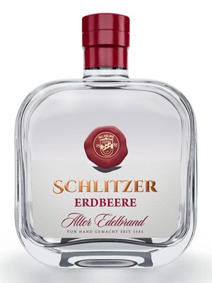 Schlitzer Alter Erdbeerbrand eine Flasche Schlitzer Alter Erdbeerbrand