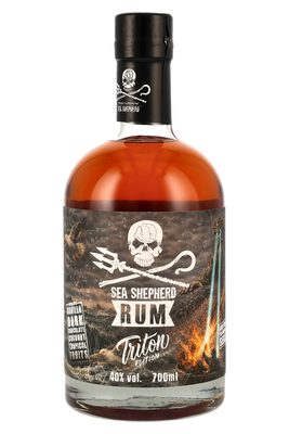 Sea Shepherd Rum Triton Edition eine Flasche Sea Shepherd Rum Triton Edition