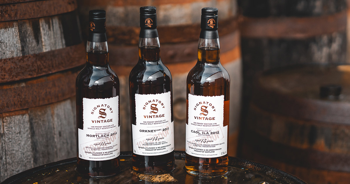 Nachschub: Signatory Vintage stellt neue 100 Proof Editions vor