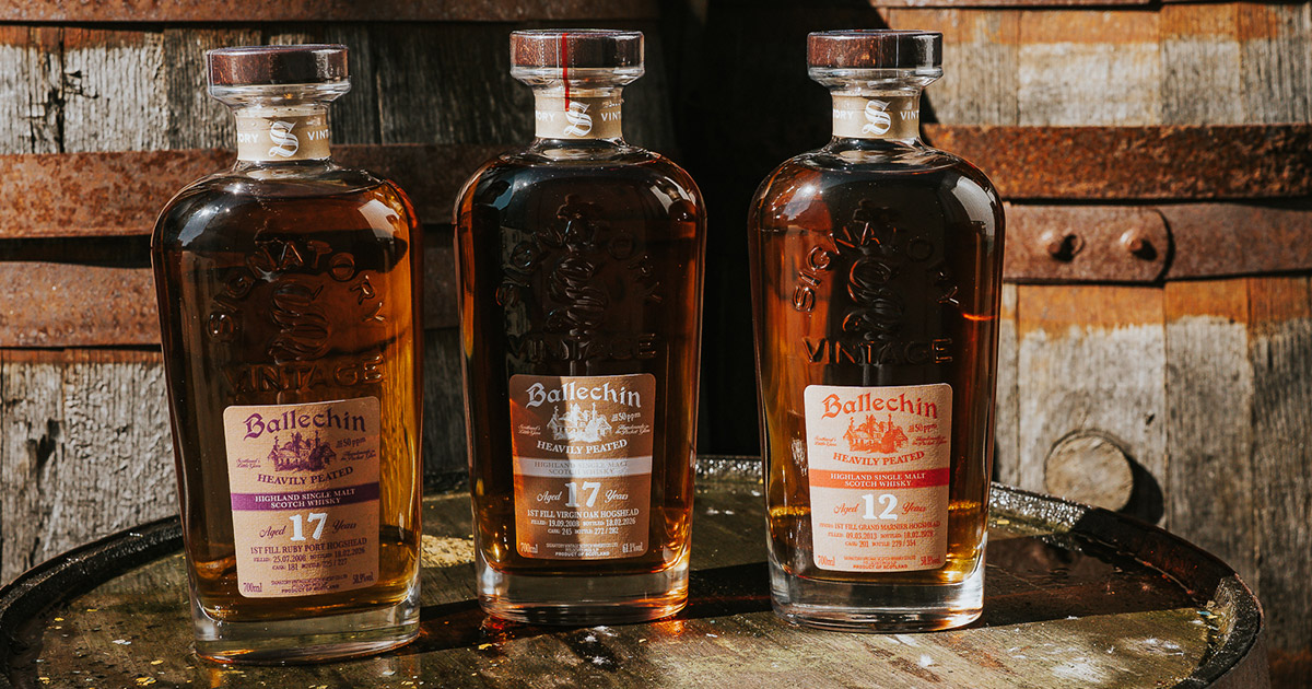 Heavily Peated: Signatory Vintage bringt drei Ballechin Single Casks Heavily Peated: Signatory Vintage bringt drei Ballechin Single Casks