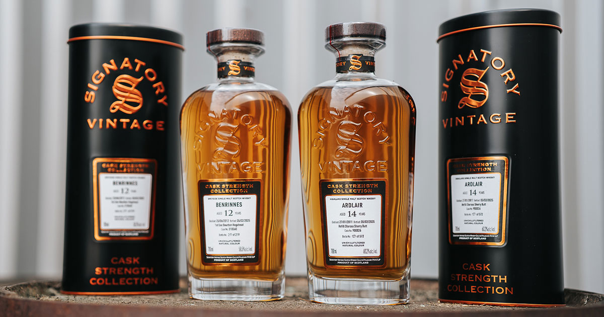 Neuheiten: Signatory Vintage mit zwei Fassstarken und einem Small Batch