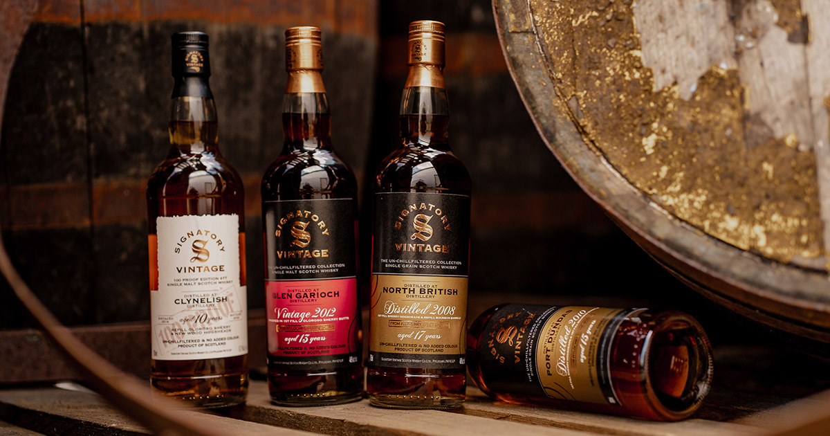In zwei Reihen: Signatory Vintage bringt vier neue Abfüllungen