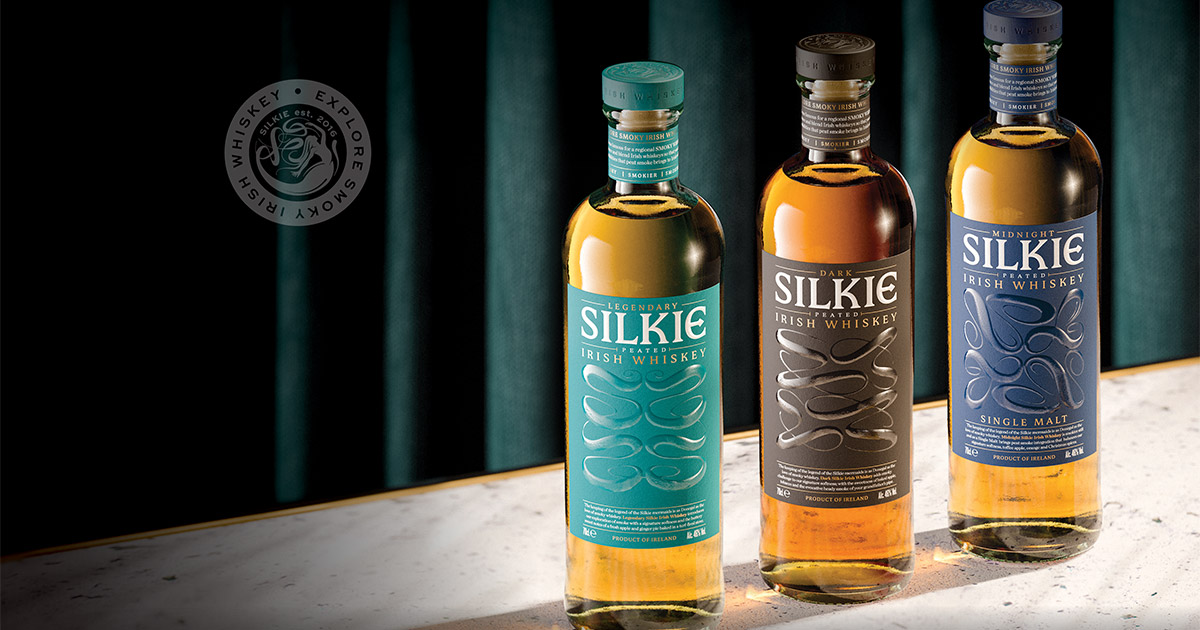 Redesign: Sliabh Liag Distillers gestalten Silkie Irish Whiskey neu