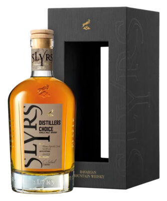 Slyrs Distillers Choice Rhum Agricole Cask eine Flasche Slyrs Distillers Choice Rhum Agricole Cask nebst Geschenkverpackung
