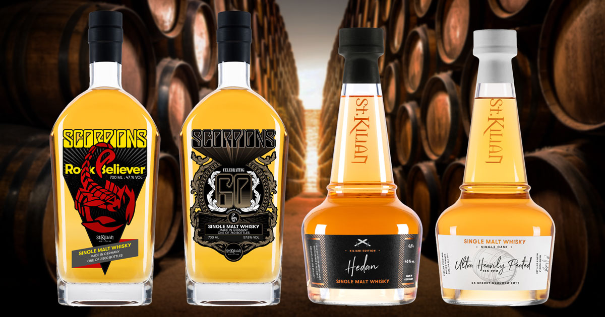 Scorpions und mehr: St. Kilian Distillers kündigen vier neue Single Malts an