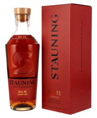 Stauning R.Y.E. PX eine Flasche Stauning R.Y.E. PX nebst Geschenkverpackung