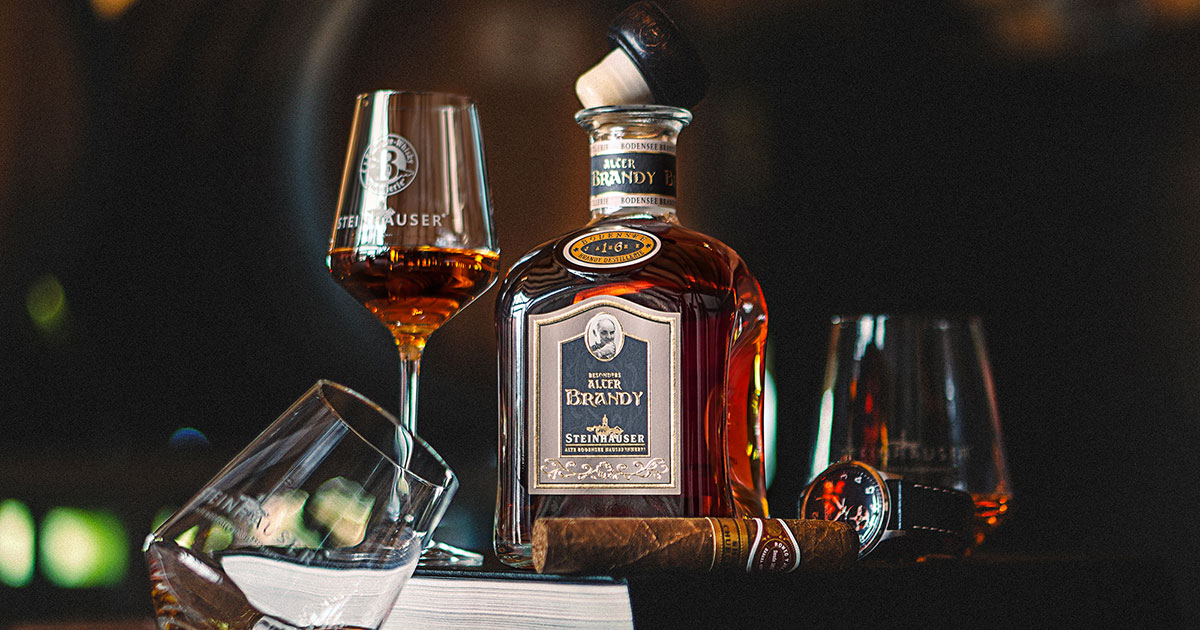 Newcomer: Steinhauser präsentiert Alten Bodensee Brandy 16 Jahre