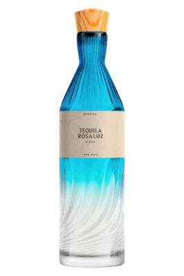 Tequila Rosaluz Blanco eine Flasche Tequila Rosaluz Blanco