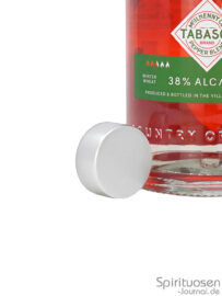 Absolut Tabasco Verschluss der Verschluss einer Flasche Absolut Tabasco