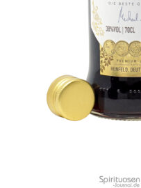der Verschluss einer Flasche Aha Excelsior Kräuter-Liqueur