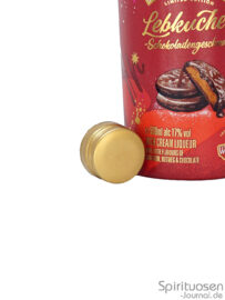 Baileys Lebkuchen-Schokoladengeschmack Verschluss der Verschluss einer Flasche Baileys Lebkuchen-Schokoladengeschmack