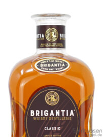der Hals einer Flasche Brigantia Classic