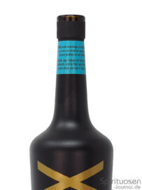 Burlanegra Rum Hals der Hals einer Flasche Burlanegra Rum