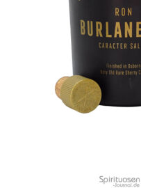 Burlanegra Rum Verschluss der Verschluss einer Flasche Burlanegra Rum
