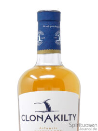 der Hals einer Flasche Clonakilty Double Oak Cask