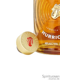 Crossfire Hurricane Gold Rum Verschluss der Verschluss einer Flasche Crossfire Hurricane Gold Rum