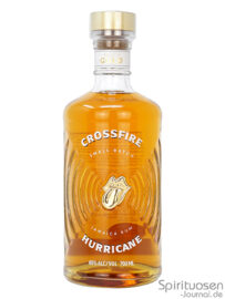 Crossfire Hurricane Gold Rum Vorderseite eine Flasche Crossfire Hurricane Gold Rum von vorne