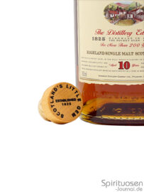 Edradour 10 Jahre 200th Anniversary Verschluss Edradour 10 Jahre 200th Anniversary Verschluss