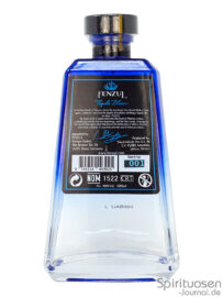 Fenzul Blanco Rückseite eine Flasche Fenzul Blanco von hinten
