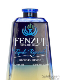Fenzul Reposado Hals der Hals einer Flasche Fenzul Reposado