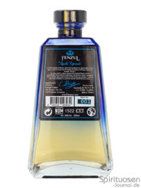 Fenzul Reposado Rückseite eine Flasche Fenzul Reposado von hinten