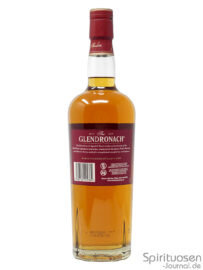 The Glendronach 12 Jahre Rückseite The Glendronach 12 Jahre Rückseite