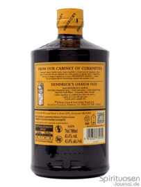 Hendrick's Oasium Rückseite Hendrick's Oasium Rückseite