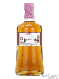 eine Flasche Highland Park Cask Strength: Heather von hinten