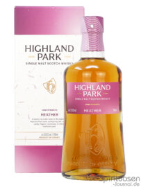 die Verpackung einer Flasche Highland Park Cask Strength: Heather
