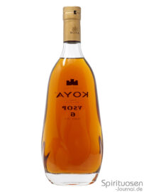 Koya VSOP Rückseite eine Flasche Koya VSOP von hinten