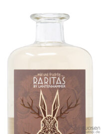 der Hals einer Flasche Lantenhammer Raritas Haselnuss