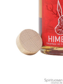 der Verschluss einer Flasche Lantenhammer Raritas Himbeer