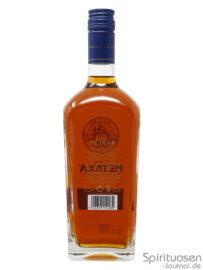 Metaxa 12 Jahre Rückseite eine Flasche Metaxa 12 Jahre von hinten