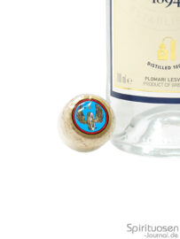 Ouzo Plomari Verschluss