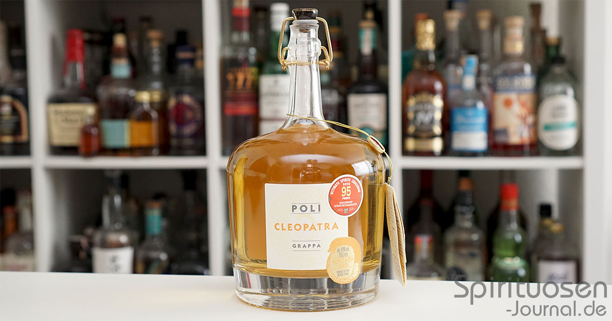 Poli Grappa Cleopatra Moscato Oro im Test: Üppig mit viel Frucht und Blüten