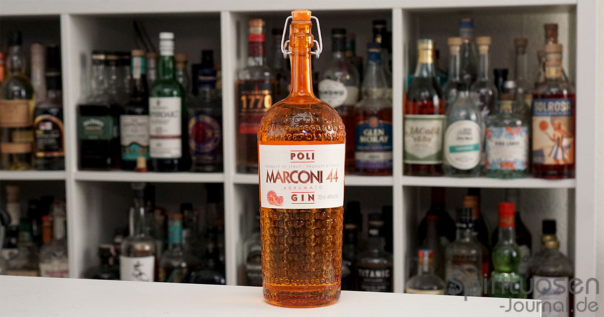 Poli Marconi 44 Gin im Test: Kraftvoller Zitrus Gin aus dem Süden