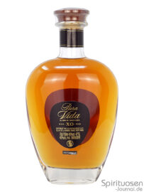 Pura Vida XO Rückseite eine Flasche Pura Vida XO von hinten