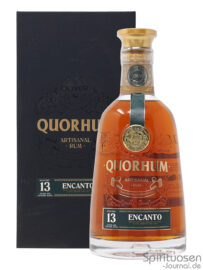 eine Flasche Quorhum Encanto 13 nebst Geschenkverpackung