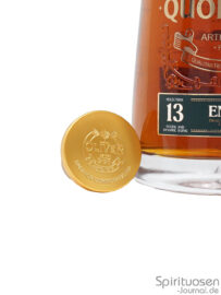 der Verschluss einer Flasche Quorhum Encanto 13