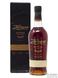 eine Flasche Ron Zacapa Solera Gran Reserva nebst Geschenkverpackung